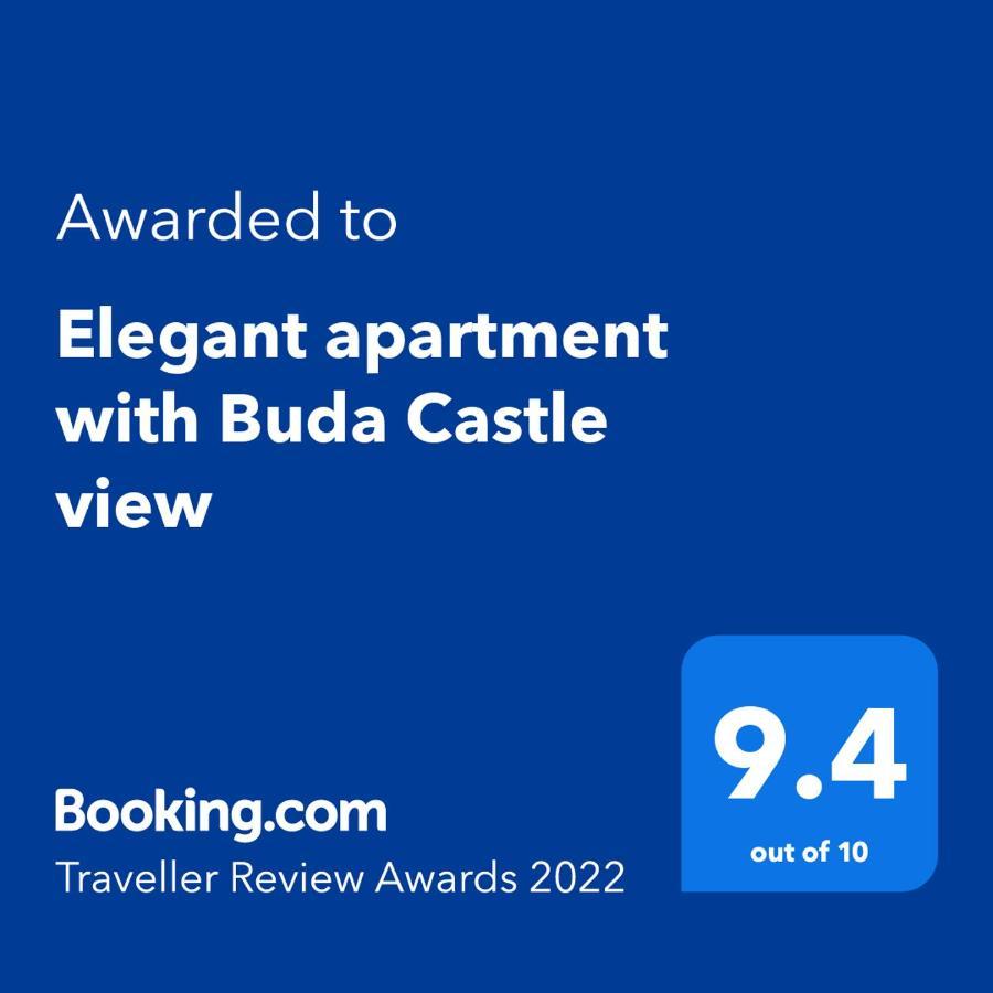 Elegant Apartment With Buda Castle View Budapeste Exterior foto